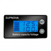 Supnova LCD Двухвоенный напряжение и электрический счетчик DC Digital Display Вольтметр (синий)