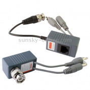 Видео CCTV / Audio / Power Balun Приемопередатчик