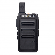 1 пара ретвис RT19 PMR446 16CHS двусторонняя радиопроизводитель Walkie Talkie, штекер ЕС (черный)