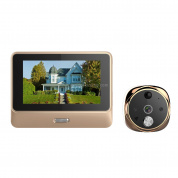 SN-W1 5.0-дюймовый экран WiFi Smart 720P камера наблюдения глазок, Android четырехъядерный, 512 МБ + 4 ГБ, поддержка голосового оповещения и удаленного монитора, двусторонней внутренней связи и инфракрасного ночного видения