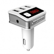 Автомобильное зарядное устройство Bc12 Bluetooth FM-передатчик с 3 USB