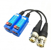 2 шт. Anpwoo 800C Срасленный верхний пресс Видео Видео Video Balun HD-CVI / AHD / HDVI 1ч Пассивный приемопередатчик
