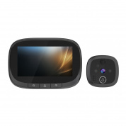 W2 4,3 дюйма граффити цветовой экран Wi -Fi Smart Wireless Video Door Door (Black)