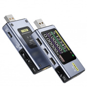 FNIRSI FNB58 USB Амперметр напряжения TYPE-C Тестер мощности быстрой зарядки, Спецификация: Bluetooth