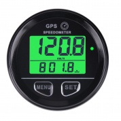 60 мм GPS Спидометр Датчик одометра LCD Цифровой пылезащитный Kmh Для Авто мотоцикл ATV Marine Лодка Грузовик