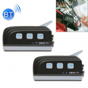 2 шт. TTS 2000 м Life Водонепроницаемые ветрозащитные гарнитуры Max Dual Bluetooth 4.0 для мотоциклетного шлема, максимальная поддержка: четыре райдера, поддержка FM