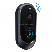 M108 720P 6400mAh Smart WIFI Video Visual Doorbell, Поддержка удаленного мониторинга телефона и голосовой домофон в реальном времени (черный)
