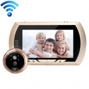 Danmini YB-43HD-MW 4,3-дюймовый экран Wi-Fi камера Видеосигнализация Умный цифровой дверной видеорегистратор, поддержка TF-карты, обнаружения движения и инфракрасного ночного видения