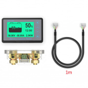 TF03K 8-120V Кулоновский счетчик метр Индикатор емкости батареи RV Детектор свинцово-кислотной батареи, Speci: 100A (0-150A)