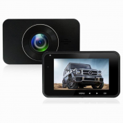 H15 Двойной Объектив Авто Видеорегистратор HDR 1296P Mini камера Видеомагнитофон Dash Cam Ночное видение