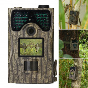Охота камера PR-300 HD 12MP Digital 48 LEDs IR Инфракрасный прицел для ночного видения Монитор камераs