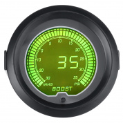 7 Цвет 2 дюйма 52 мм Цифровой LED Turbo Boost Вакуумметр 35 фунтов на квадратный дюйм