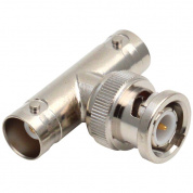 T-Type BNC Plug до 2 разъема Джека BNC