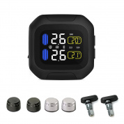 CAREUD M3 TPMS Водонепроницаемы Давление в шинах Монитор Система LCD Дисплей мотоцикл Real Время беспроводной
