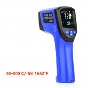 FLUS IR-833 -50 ~ 900 ℃ ЖК-дисплей Двойная лазерная точка ручной цифровой электронный открытый гигрометр термометр