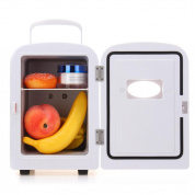 45W 4L White Red Milk Cow Mini Портативный охладитель Warmer Авто Холодильник
