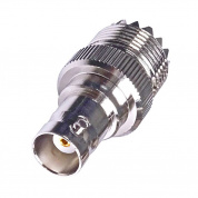 Гнездо BNC для UHF PL-259 Женский прямой коаксиальный адаптер типа RF