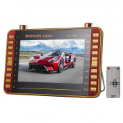 EV-1288 Портативный мультимедийный проигрыватель EVD, игровая машина с 9,8-дюймовым ЖК-экраном высокой четкости и пультом дистанционного управления