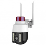 Беспроводная камера QX74 V380 2MP WiFi с поддержкой двусторонней голосовой связи и полноцветного ночного видения, спецификация: вилка европейского стандарта