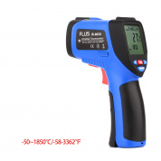 FLUS IR-865U -50 ~ 1850 ℃ Цифровой инфракрасный бесконтактный лазерный портативный портативный электронный наружный термометр пирометр
