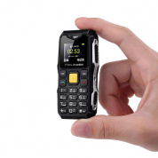 MELROSE S10 1.0 дюймов 450mAh Bluetooth Самый маленький музыкальный телефон MP3 Shockproof Feature Phone - Черный