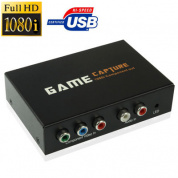 Устройство захвата игр USB 2.0, поддержка 1080i HD на телевизоре, захват игр XBOX 360 / PS3 (черный)