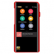 Shanling M5S Bluetooth MP3-плеер Портативные музыкальные плееры Wi-Fi Apt-X Lossless Retina DOP DSD256 Hi-Res Audio Balanced Красный нет