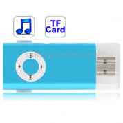 Слот для карты TF (Micro SD) MP3-плеер с зажимом (Baby Blue)