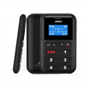 AEKU C9 1.3-inch 500mAh Low Radiation One Ключ для быстрого набора SOS Long Standby Mini Card Phone - Черный