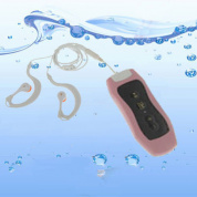 Водонепроницаемый MP3-плеер 4 ГБ IPX8 с функцией FM-радио (розовый)