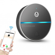 Difang WF-XTDJ Смартфон Удаленный домофон Беспроводной дверной звонок Домашний пейджер с контролем доступа на большие расстояния (черный)