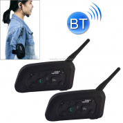 2 предмета V6C 1200m Life Водонепроницаемые ветрозащитные гарнитуры Bluetooth для переговорных устройств со спортивным наручным чехлом, максимальная поддержка: шесть пользователей