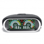 2in1 LCD Цифровой Двигатель Датчик Горизонтальный Масло Измеритель напряжения с 1/8 NPT Датчик DC 9-36 В Для Грузовика Лодка Авто