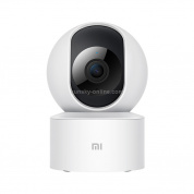 Оригинальная версия Xiaomi Mijia PTZ SE 1080P HD, интеллектуальная IP-камера с линзой 110 градусов, поддержка инфракрасного ночного видения / обнаружения гуманоидов AI / двусторонний голос / карта Micro SD 32 ГБ, штекер США (белый)