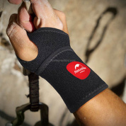 Naturehike Sports Adjustable OK Cloth Bracer Дышащий легкий запястье (черный)