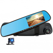 JUNSUN F2 Многофункциональный 4,3-дюймовый экран LCD 160 градусов Авто вид сзади камера