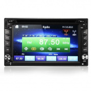 DVD-плеер с GPS навигацией HD 2din экран 6.2 дюймов стерео Bluetooth система Ipod mp3 камера