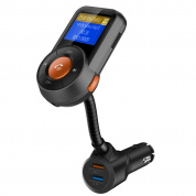 Авто FM-передатчик BT76 Цветной экран Bluetooth MP3 Bluetooth QC3.0 Быстрая зарядка Handsfree
