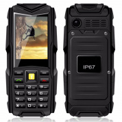 Vkworld Stone V3 5200mAh IP67 Водонепроницаемый мобильный телефон с функцией повер банк и двойными SIM-картами - Черный