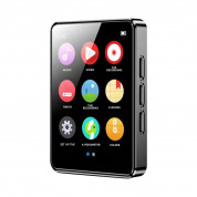 Bluetooth MP3 / MP4 Student Музыкальный плеер Walkman Внешняя запись, объем памяти: 128 ГБ (черный металл)