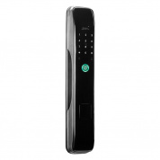 Smart Wifi Anti-Theft Fingerprint Password Lock Мобильный телефон Пульт дистанционного управления Электронный дверной замок Магнитный замок карты, Спецификация: SM-SL808 Автоматический черный
