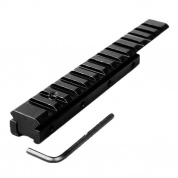 KALOAD D0026-B, Dovetail Extend Weaver Picatinny Rail Adapter 20mm To 11mm Converter Tactical Scope Bases Mount