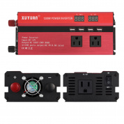 XUYUAN 1200W Авто Преобразователь преобразователя постоянного тока DC 12V в AC 130V 4 Электронные порты USB