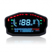 14000RMP мотоцикл Цифровой LCD Спидометр одометр Температура воды Масло Датчик 2/4 цилиндров
