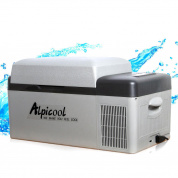 ALPICOOL 20L 12 / 24V Портативный APP Conrtol Авто Домашний холодильник с морозильной камерой Кемпинг Гребля Автоavan Бар Мини-холодильники