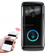M101 WiFi Интеллектуальный видеодомофон, поддержка инфракрасного ночного видения / обнаружения движения / двусторонней внутренней связи / SD-карта 32 ГБ (черный)