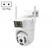 QX106 2-мегапиксельная уличная водонепроницаемая камера наблюдения с двумя объективами Wi-Fi (вилка европейского стандарта)
