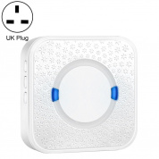 P6 110dB Wireless IP55 Водонепроницаемость с низким энергопотреблением Приемник дверного звонка Wi-Fi Doing-dong, расстояние до приемника: 300 м, вилка UK (белая)