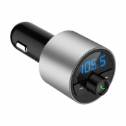 Зарядное устройство с микрофоном и дисплеем Dual USB Bluetooth Hands-free Smart Quick 3.0 Wireless Mini LED