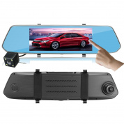 7 дюймов HD 1080P 2.5D Full Screen Touch Дисплей Авто Видеорегистратор Dual Объектив камера Recorder